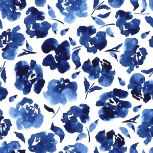 Blue flower Pattern